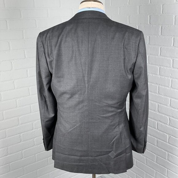 Suit Supply Vitale Barberis Canonico‎ Blazer Men 42L Gray Super 110s Wool Italy - Picture 4 of 14